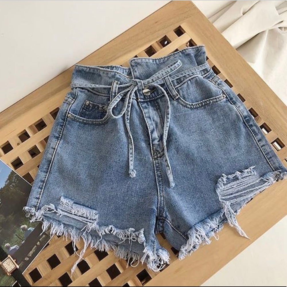 High Waisted Jean Shorts